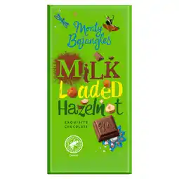 Sainsbury's Monty Bojangles Milk Loaded Hazelnut Chocolate Bar 150g offer