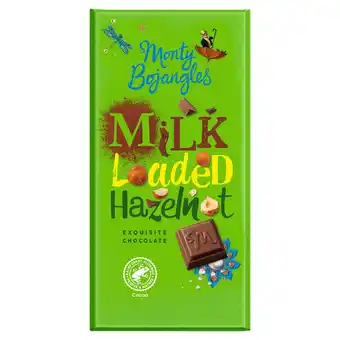 Sainsbury's Monty Bojangles Milk Loaded Hazelnut Chocolate Bar 150g offer