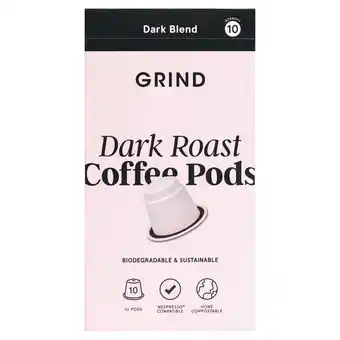 Sainsbury's Grind Dark Roast Coffee Pods x10 52g offer