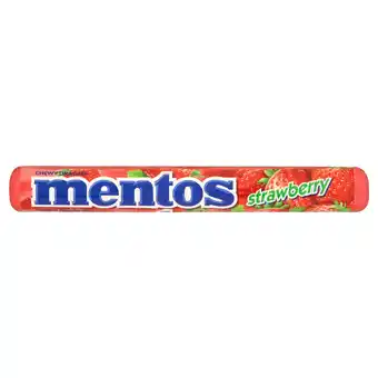 Sainsbury's Mentos Strawberry Chewy Dragees 38g offer