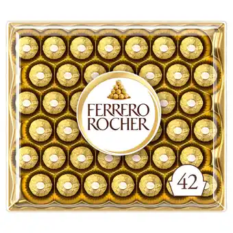 Asda Ferrero Rocher Gift Box of Chocolate 42 Pieces (525g) offer