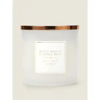 Asda George Home Classic White Woods and Tonka Bean XL Multiwick Candle offer