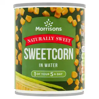 Morrisons Morrisons Sweet Corn In Water (198g) offer