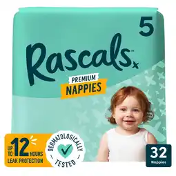 Morrisons Rascals Premium Size 5 Nappies offer