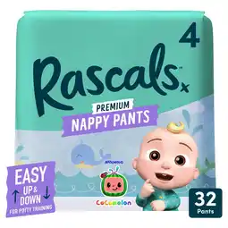 Morrisons Rascals Cocomelon Size 4 Nappy Pants offer