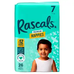 Morrisons Rascals Premium Size 7 Nappies offer