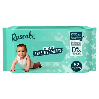 Morrisons Rascals Sensitive Biodegradable Baby Wipes offer