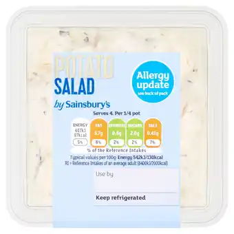 Sainsbury's Sainsbury's Rich Potato Salad 300g offer