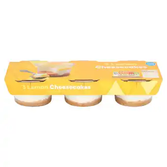 Sainsbury's Sainsbury's Lemon Cheesecakes 3x100g offer