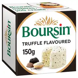 Sainsbury's Boursin Truffle Flavoured Soft French Cream Cheese 150g offer