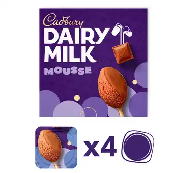 Sainsbury's Cadbury Dairy Milk Mousse 4x45g offer