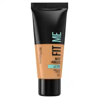 Asda Maybelline Fit Me Matte & Poreless Foundation 330 Toffee offer