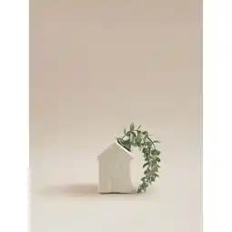 Asda George Home Cream Mini House Artificial Trailing Succulent offer