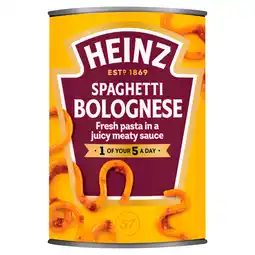 Morrisons Heinz Spaghetti Bolognese offer