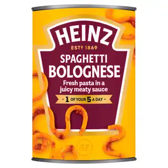 Morrisons Heinz Spaghetti Bolognese offer