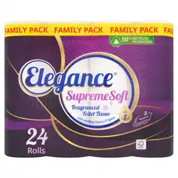 Morrisons Elegance Supreme Soft Frangranced Toilet Tissue offer