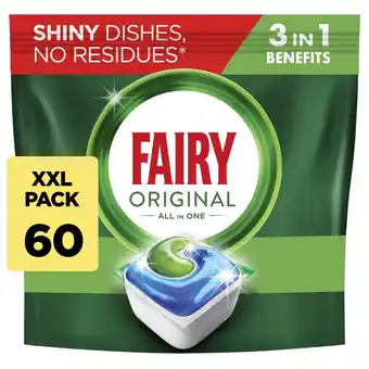 Morrisons Fairy Original All In One Dishwasher Tablets (Dishwasher Cleaner) offer