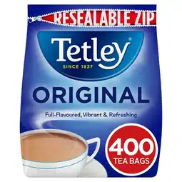 Morrisons Tetley Original Tea Bags 400s offer