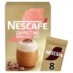 Morrisons Nescafe Gold Cappuccino Unsweetened Instant Coffee 8 x Sachets offer