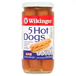 Morrisons Wikinger 5 Hot Dogs Bockwurst Style in Brine (380g) offer