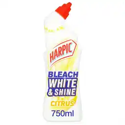 Morrisons Harpic Bleach White & Shine Toilet Cleaner Citrus offer