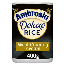 Morrisons Ambrosia Deluxe Cream Rice Pudding Can offer