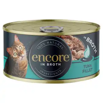 Morrisons Encore Cat Tin, Tuna Fillet in Broth offer