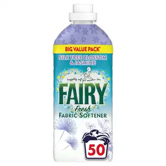 Morrisons Fairy Silk Tree Blossom & Jasmine Fabric Softener 50 Washes offer