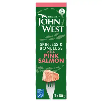 Morrisons John West Pink Salmon (3x80g) offer