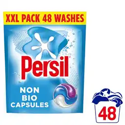 Morrisons Persil Non Bio 3 in 1 Sensitive Laundry Washing Detergent Capsules 48 Wash offer
