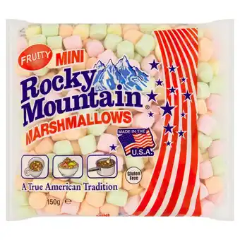 Morrisons Rocky Mountain Mini Marshmallows Fruity 150g offer