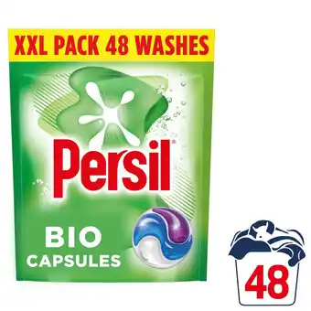 Morrisons Persil Bio 3 in 1 Laundry Washing Detergent Capsules 48 Washes offer