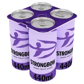 Morrisons Strongbow Dark Fruit Cider Cans offer