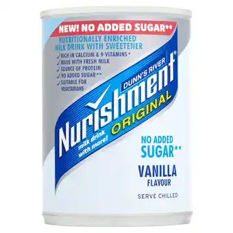 Morrisons Nurishment No Added Sugar Vanilla offer