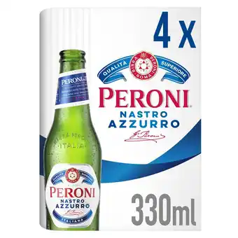 Morrisons Peroni Nastro Azzurro Bottled Beer Lager Bottles offer