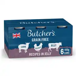 Morrisons Butcher's Recipes in Jelly Dog Food Tins offer