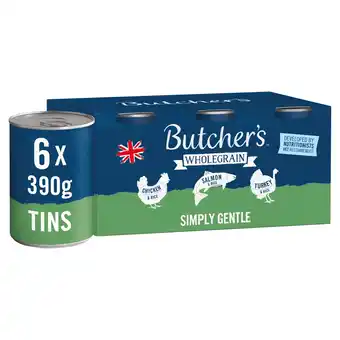 Morrisons Butcher's Wholegrain Simply Gentle Dog Food Tins Variety Pack offer