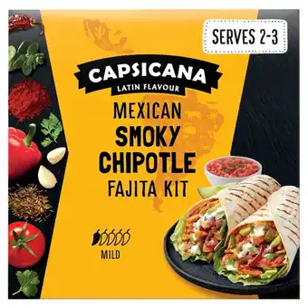 Morrisons Capsicana Mexican Smoky Chipotle Fajita Kit 335g offer