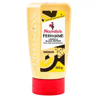 Morrisons Nando's Lemon & Black Pepper Perinaise 265g offer