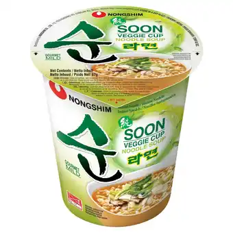 Morrisons Nongshim Soon Veggie Cup Noodle Soup offer