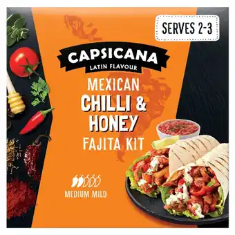 Morrisons Capsicana Mexican Chilli & Honey Fajita Kit 335g offer