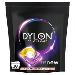 Morrisons Dylon Dark Clothes Laundry Caps 18 Washes offer