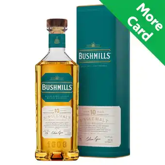 Morrisons Bushmills Malt 10 Year Old Irish Whiskey offer