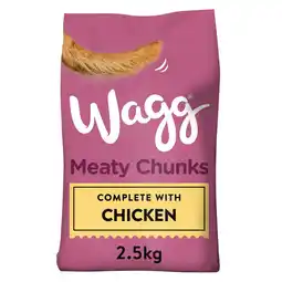 Morrisons Wagg Moist Meaty Chunks Chicken Dry Adult Dog Food offer