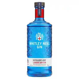 Morrisons Whitley Neill Distillers Cut London Dry Gin 70cl offer