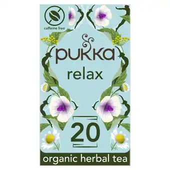 Morrisons Pukka Relax Organic Herbal Tea Bags 20 Per Pack offer