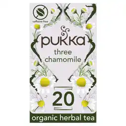 Morrisons Pukka Three Chamomile Organic Herbal Tea Bags offer