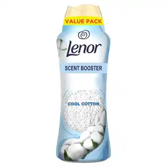 Morrisons Lenor Cool Cotton Scent Booster Beads Value Pack 420g offer