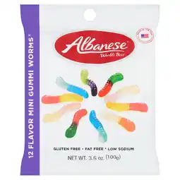 Morrisons Albanese 12 Flavour Gummy Worms 100g offer