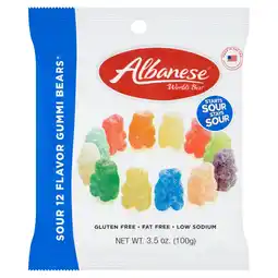 Morrisons Albanese 12 Flavour Sour Gummy Bears 100g offer